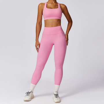 Pink Workout Clothing Set